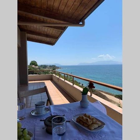 360º Suite With Endless Views To The Ionian Sea Mytikas  Dış mekan fotoğraf